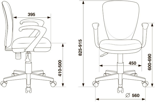 Кресло  Бюрократ KD-W10AXSN с рисунком