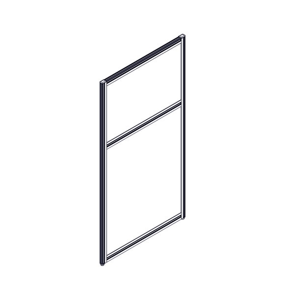 Секция комбинированной перегородки RP115SL60 Bravo grey/Серый 600х22х1115 в Санкт-Петербурге 