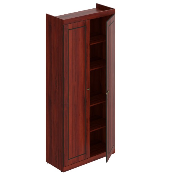 Шкаф высокий с глухими дверьми LHC 90.1 Темный каштан 900х400х2010 LAREX в Санкт-Петербурге 