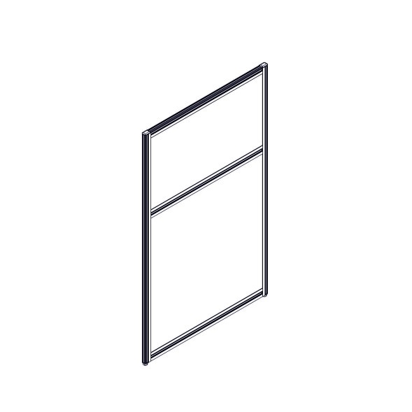 Секция комбинированной перегородки RP115SL70 Bravo grey/Серый 700х22х1115 в Санкт-Петербурге 