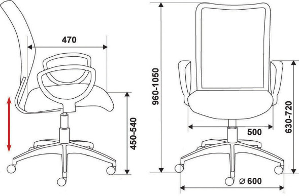 Кресло Бюрократ CH-599AXSN/TW