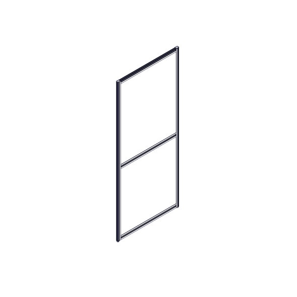 Секция комбинированной перегородки RP160SL70 Bravo grey/Серый 700х22х1600 в Санкт-Петербурге 