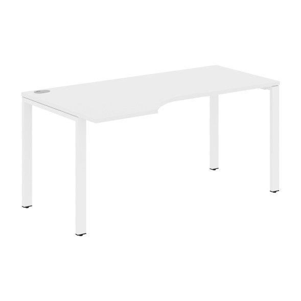 Стол эргономичный XS6CET 169(L) белый/антрацит 1600х900х750 XTEN-S60 в Санкт-Петербурге 