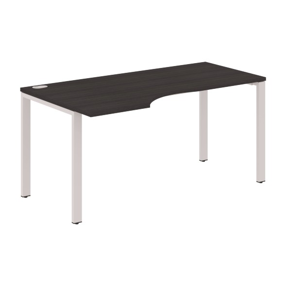 Стол эргономичный XS6CET 169(L) белый/антрацит 1600х900х750 XTEN-S60 в Санкт-Петербурге 