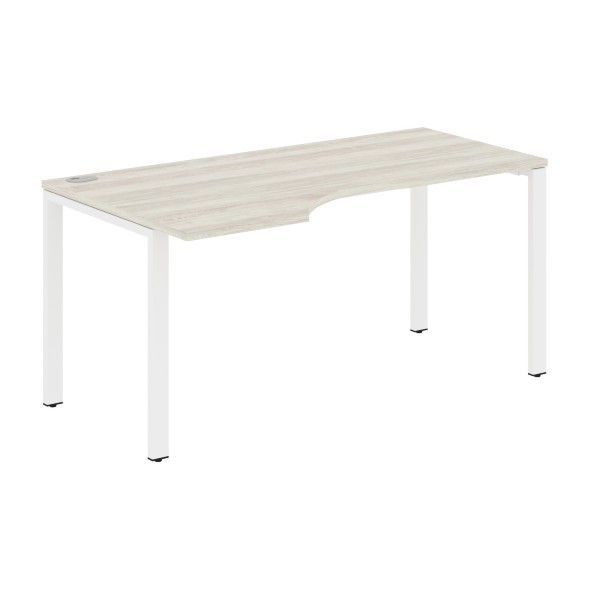 Стол эргономичный XS6CET 169(L) белый/антрацит 1600х900х750 XTEN-S60 в Санкт-Петербурге 