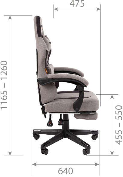 Кресло игровое CHAIRMAN GAME CH27