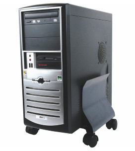 Подставка под системный блок мобильная, графит