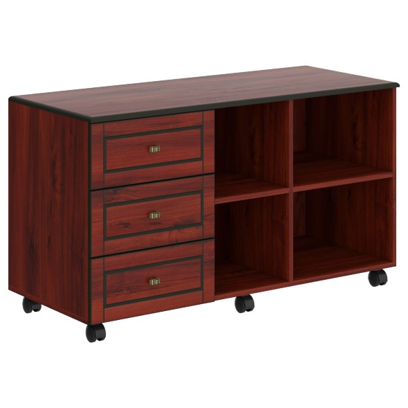 Тумба сервисная LCRT 1250(L) Темный каштан 1200х500х670 LAREX в Санкт-Петербурге 