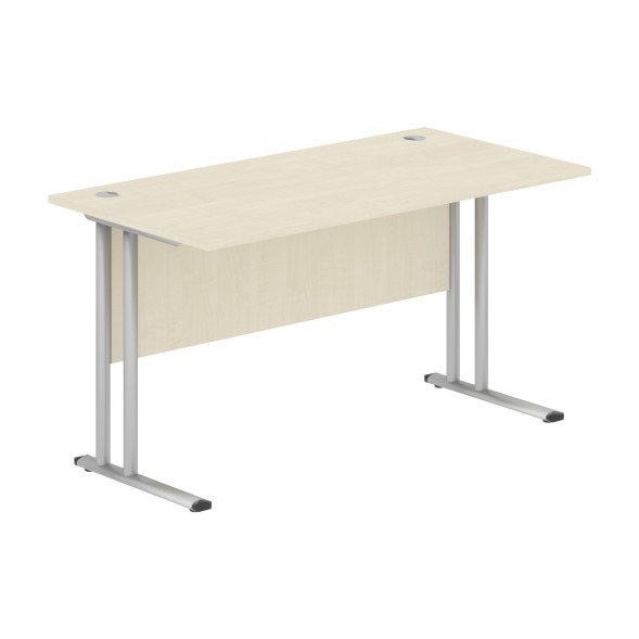 Стол письменный СП-3М Клен*/серебро 1400х720х755 IMAGO-M в Санкт-Петербурге 