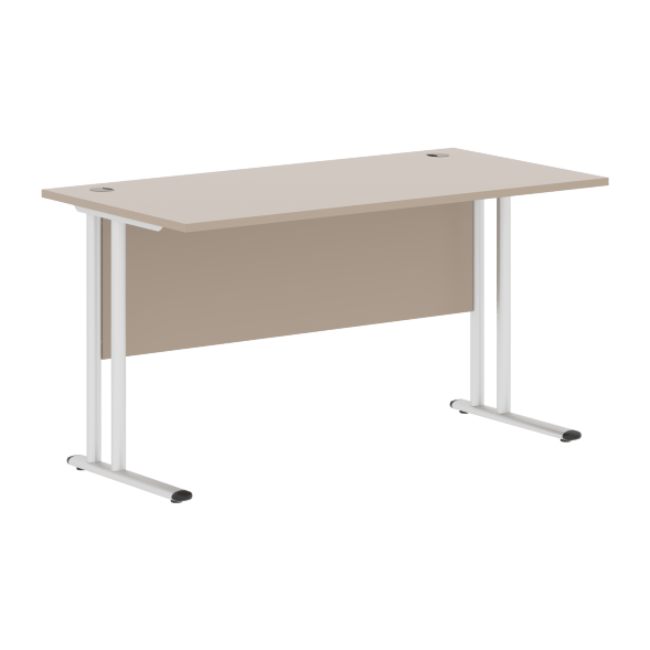 Стол письменный СП-3М Клен*/серебро 1400х720х755 IMAGO-M в Санкт-Петербурге 