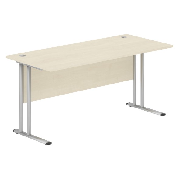 Стол письменный СП-4М Клен*/серебро 1600х720х755 IMAGO-M в Санкт-Петербурге 