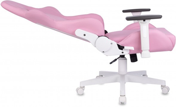 Кресло игровое Zombie Neo белый эко.кожа крестов. пластик пластик белый