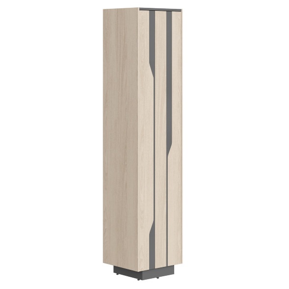 Шкаф СФ-574203 Дуб светлый/Белый премиум 464х430х2100 LINE