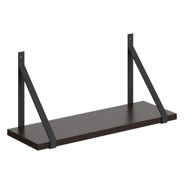 Полка с полкодержателями SH2-GINO 630х210х300 COFFEE в Санкт-Петербурге 