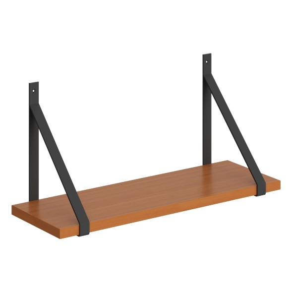 Полка с полкодержателями SH2-GINO 630х210х300 COFFEE в Санкт-Петербурге 