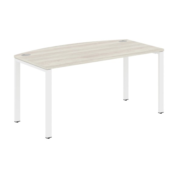 Стол руководителя XS6ET 169 белый/антрацит 1600х867х750 XTEN-S60 в Санкт-Петербурге 