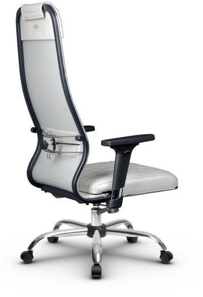 Кресло офисное Metta L  NewLeather (хром ов. сеч.) 