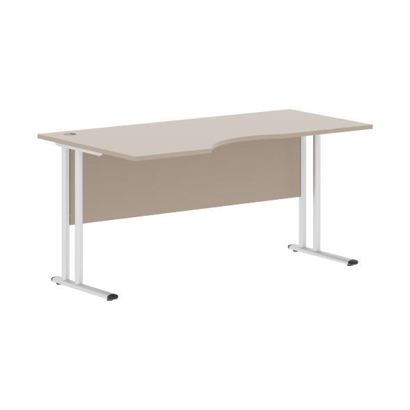 Стол эргономичный СА-1M(L) Клен*/серебро 1600х900х755 IMAGO-M в Санкт-Петербурге 