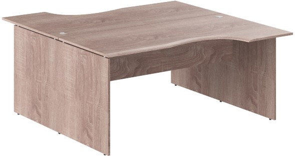 Стол 2-х местный эргономичный W2CET 169.3 Дуб Сонома 1600х1806х750 WAVE