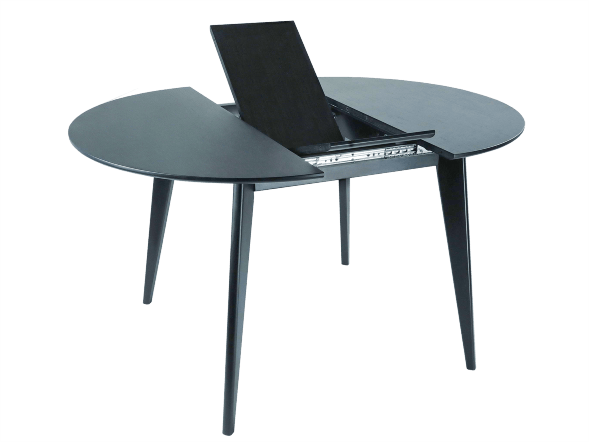 Стол раскладной DAIVA Орион+ 1000(+300)*1000 черный