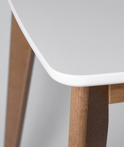 Стол раздвижной DAIVA Пегас+ 1200 (+350)750, Дуб натуральный морилка/Белая эмаль