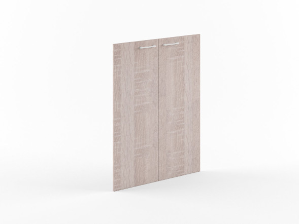 Двери средние XMD 42-2 Дуб Сонома 846х18х1132