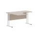 Стол эргономичный СА-3M(L) Клен*/серебро 1400х1200х755 IMAGO-M