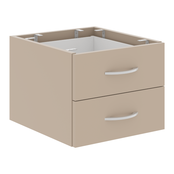 Тумба подвесная дву ящичная СРС-2V.1 407х448х325 IMAGO PLUS в Санкт-Петербурге 