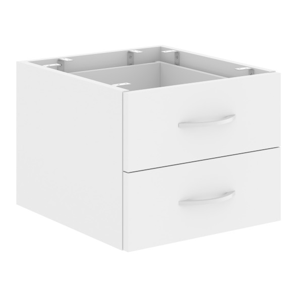 Тумба подвесная дву ящичная СРС-2V.1 407х448х325 IMAGO PLUS в Санкт-Петербурге 