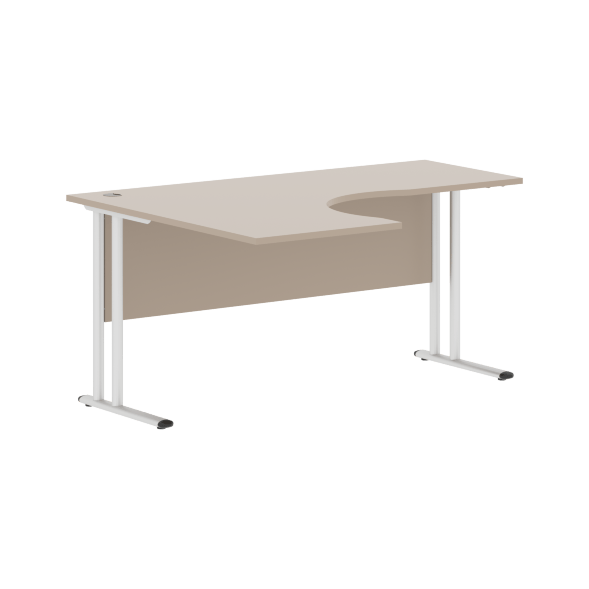 Стол эргономичный СА-4M(L) Клен*/серебро 1600х1200х755 IMAGO-M в Санкт-Петербурге 