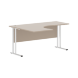 Стол эргономичный СА-4M(L) Клен*/серебро 1600х1200х755 IMAGO-M в Санкт-Петербурге 