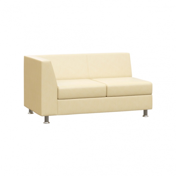 Прайм Секция с подлокотником двухместная правая PR.SP-2 (R) 1300*770*720