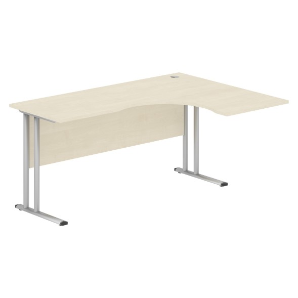 Стол эргономичный СА-4M(R) Клен*/серебро 1600х1200х755 IMAGO-M в Санкт-Петербурге 