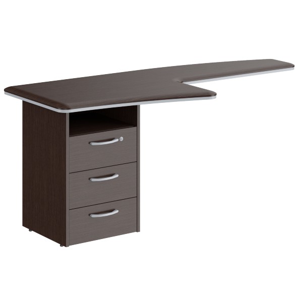 Брифинг-приставка с тумбой DB 1880.A(L) 1800х800х750 DIONI в Санкт-Петербурге 