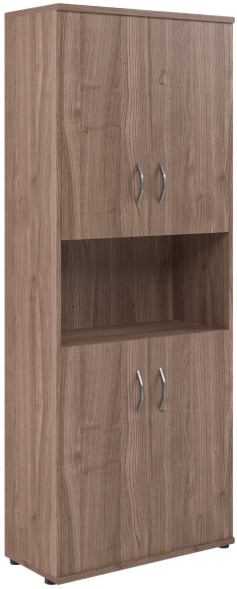 Шкаф с двумя комплектами глухих малых дверей СТ-1.5 Ясень Шимо 770*365*1975