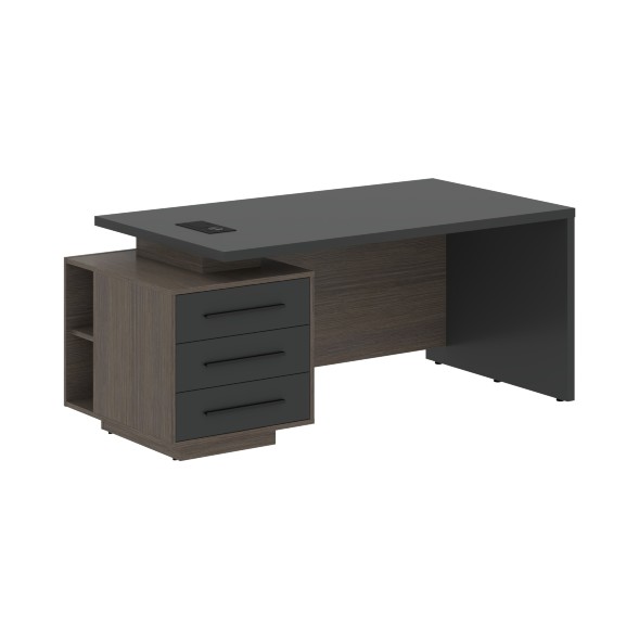 Стол руководителя с тумбой VCT 1890(L) 1800х900х750 VELION