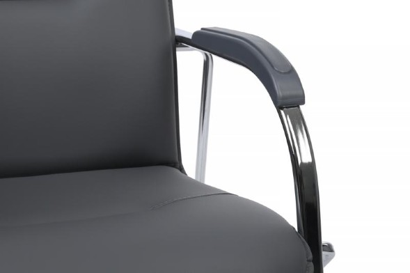 Стул Самба с пластиковыми подлокотниками SMB-03H Хром гальв