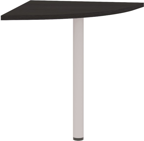 Угловой элемент с опорой XKD 700.1 Дуб Юкон/Алюминий 700х700х750 XTEN