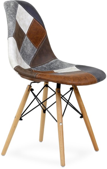Стул Style Patchwork коричневый мультиколор 