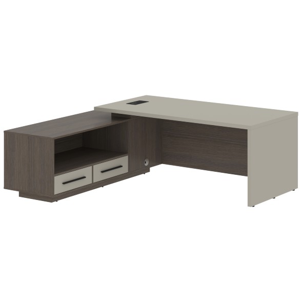 Стол руководителя с тумбой VCT 2119(L) 2100х1900х750 VELION