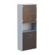 Шкаф комбинированный малыми стеклянными и глухими дверьми СТ-1.4 770*365*1975 I в Санкт-Петербурге 