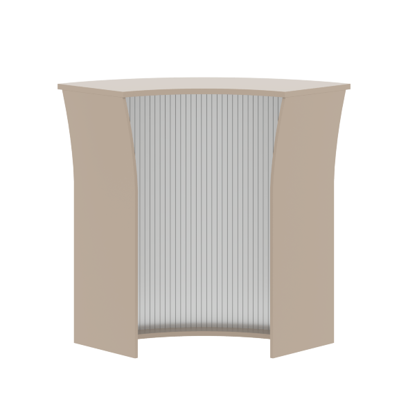 Стойка ресепшн угловая РС-5 /Металлик 935х935х1150 IMAGO в Санкт-Петербурге 