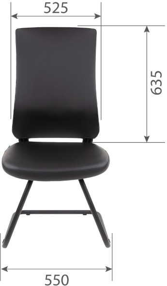 Кресло для посетителей  CHAIRMAN 500V ЭКО